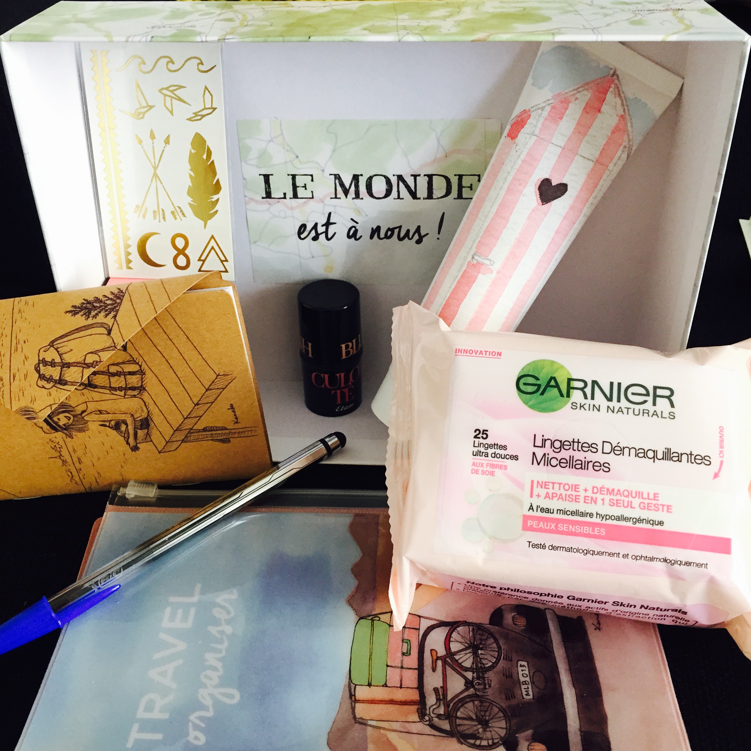 My little road trip box-contenu produits