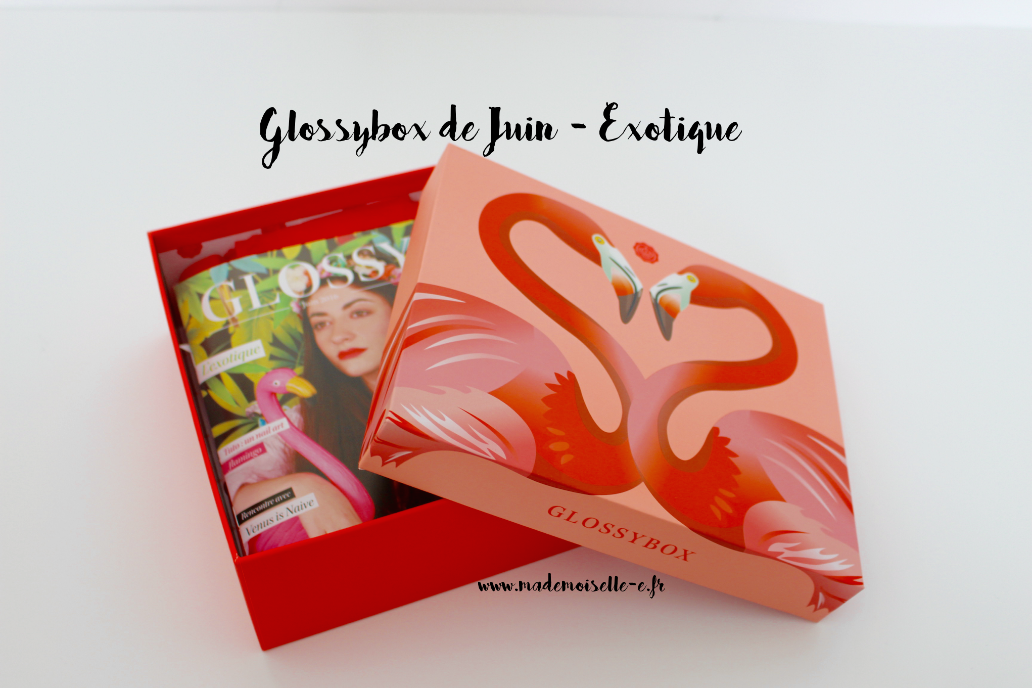 glossybox de juin presentation_mademoiselle-e