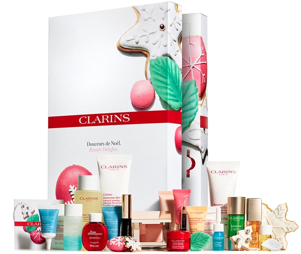 calendrier de l’avent beauté Clarins mademoiselle-e