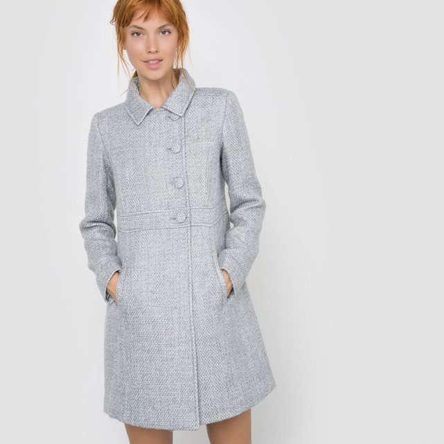 la redoute manteau gris mademoiselle-e