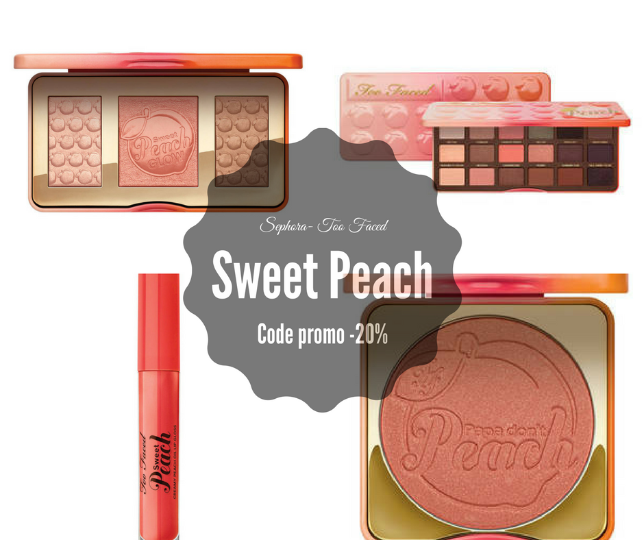 Sweet Peach presentation sephora Mademoiselle e