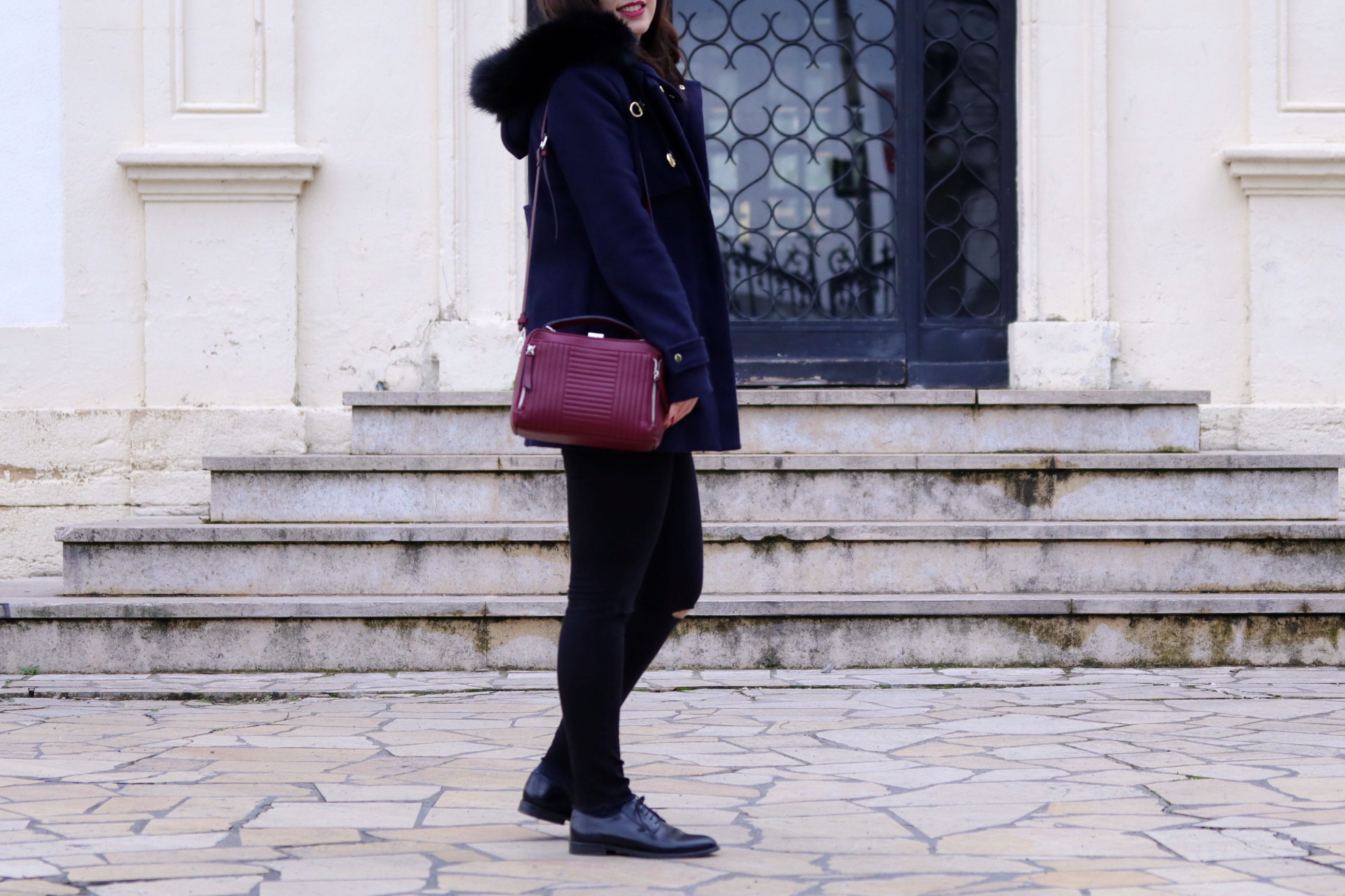 duffle coat look 1 mademoiselle E