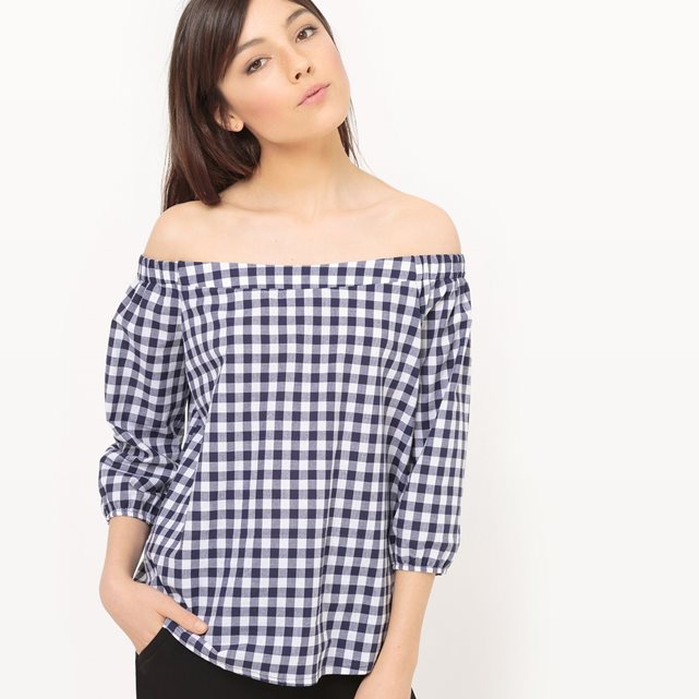 Blouse vichy mademoiselle-e