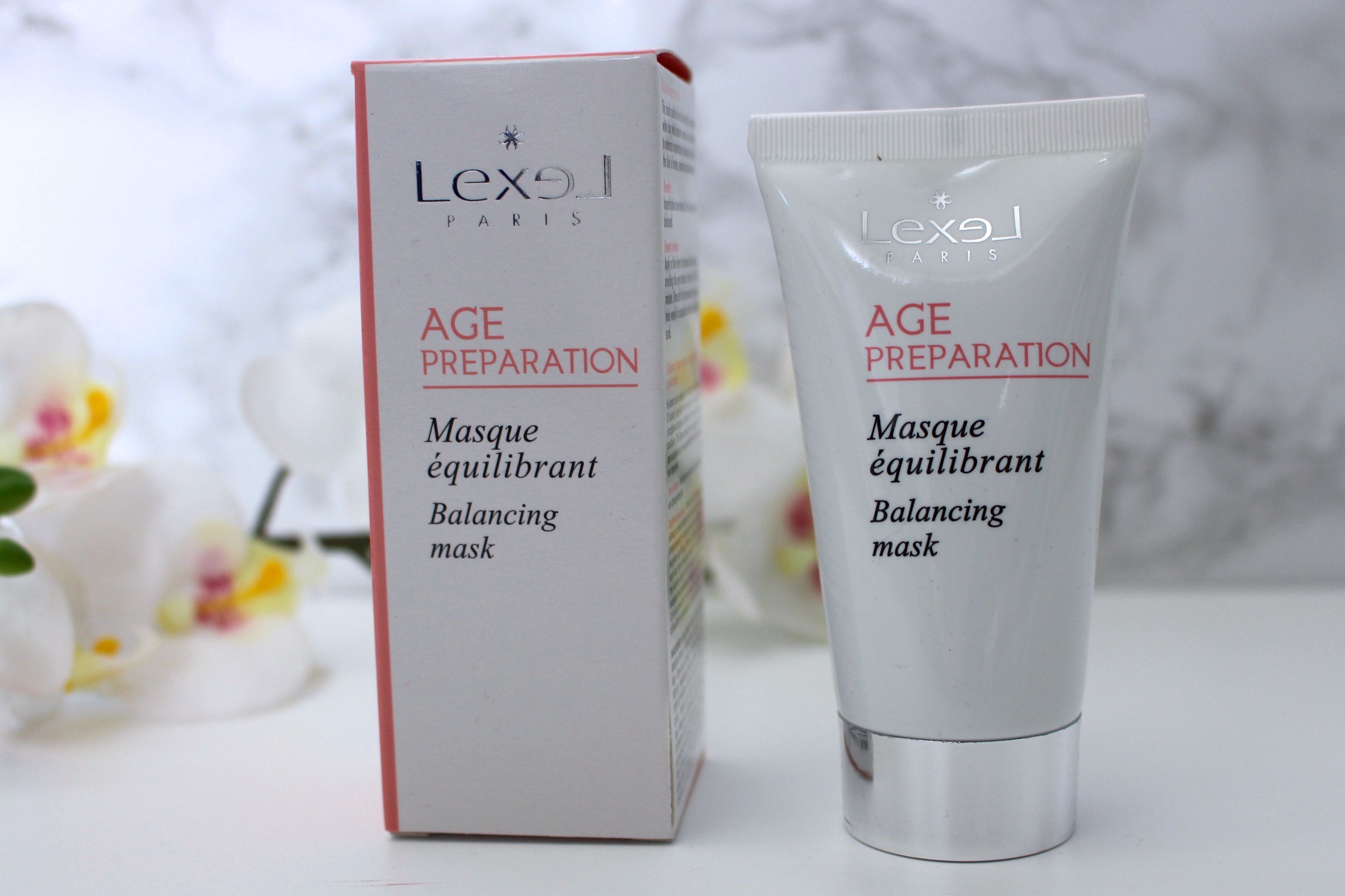 routine visage lexel masque equilibrant mademoiselle e