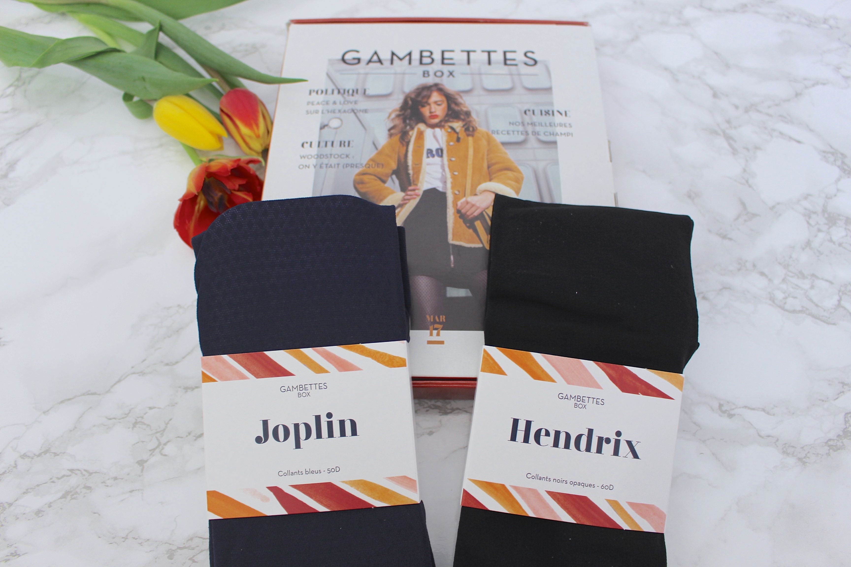 gambettes box de mars contenu mademoiselle e