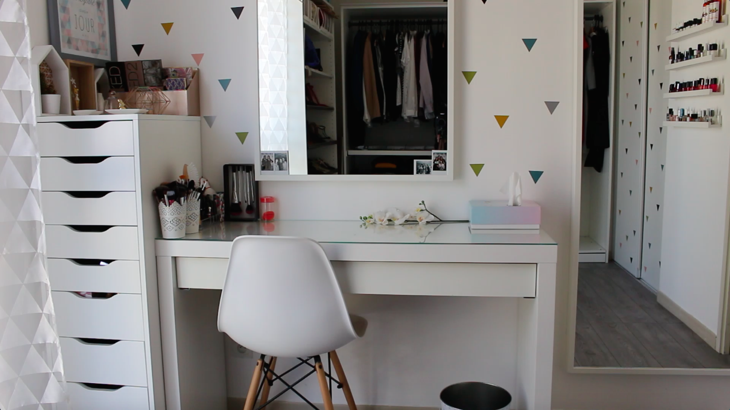 room tour coiffeuse mademoiselle-e