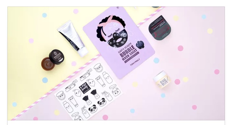 Sephora Box K pop le contenu mademoiselle-e