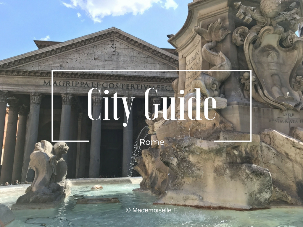 Rome city guide presentation mademoiselle-e