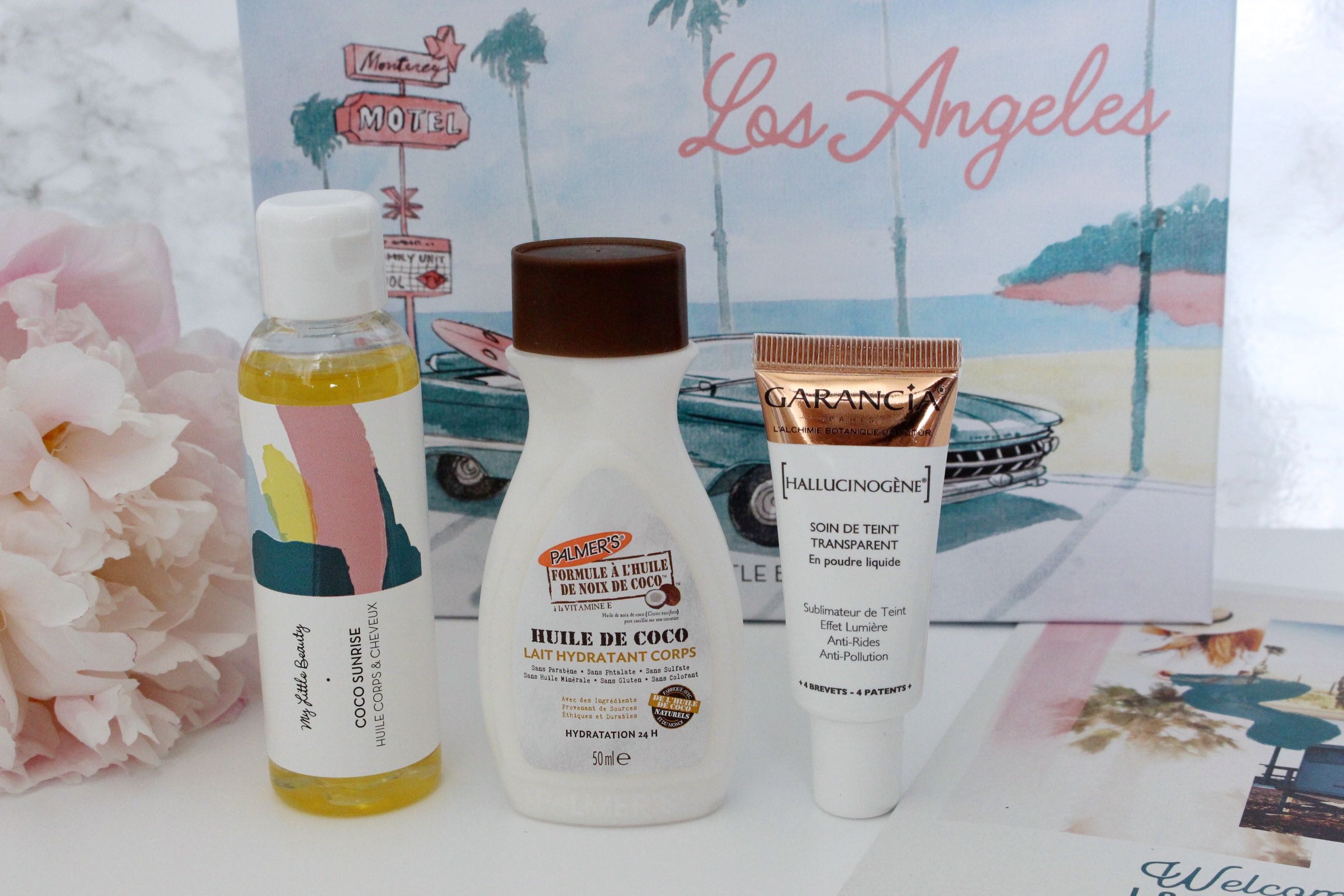 My Little box juin los angeles produits mademoiselle-e