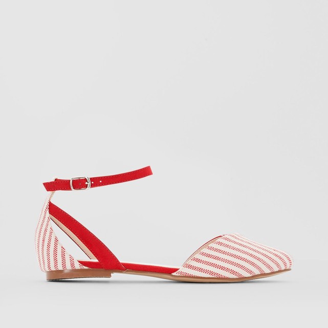 Ballerines à rayures