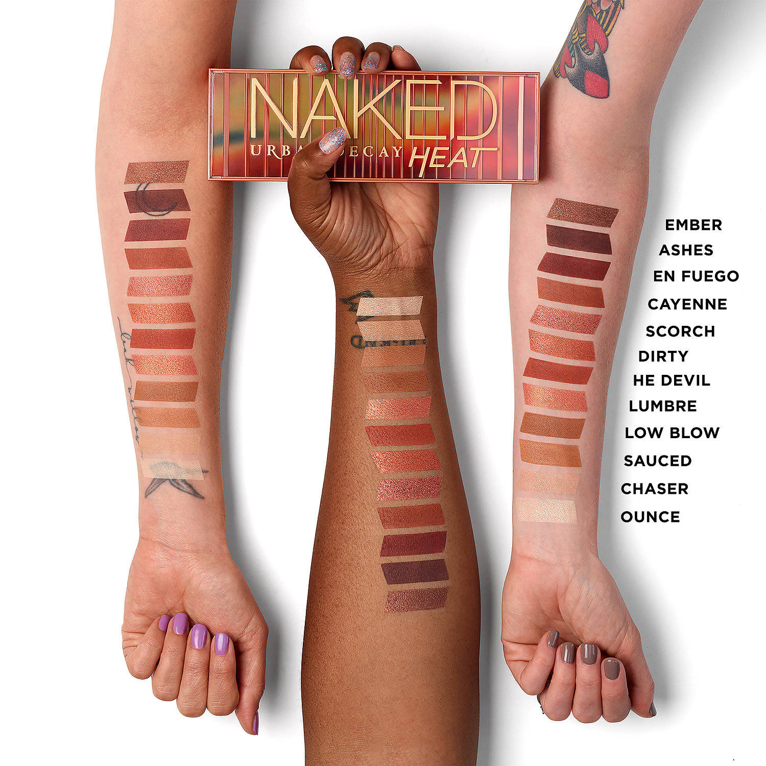 naked heat swatches code promo sephora mademoiselle-e