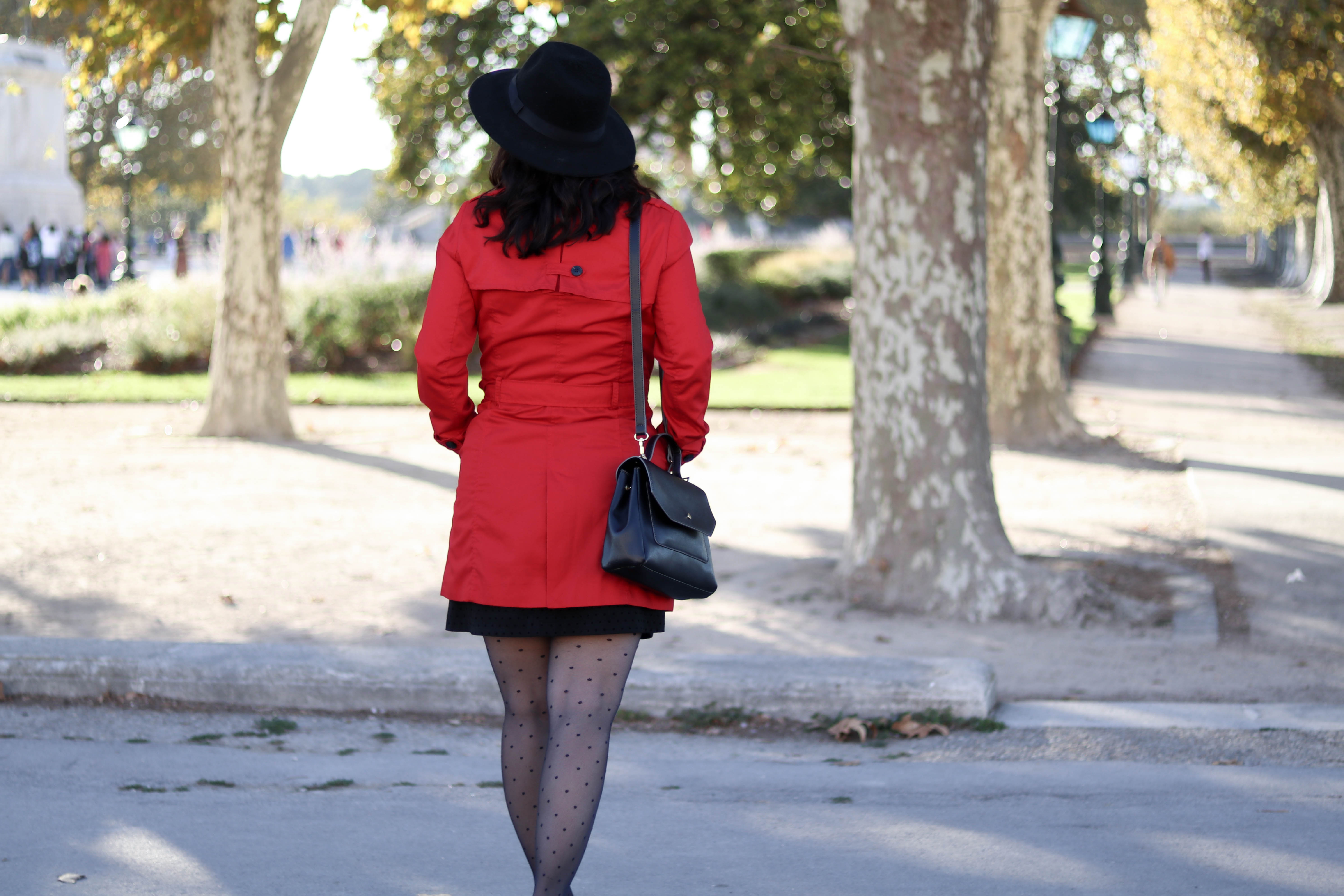 Trench rouge tendance 32 mademoiselle-e