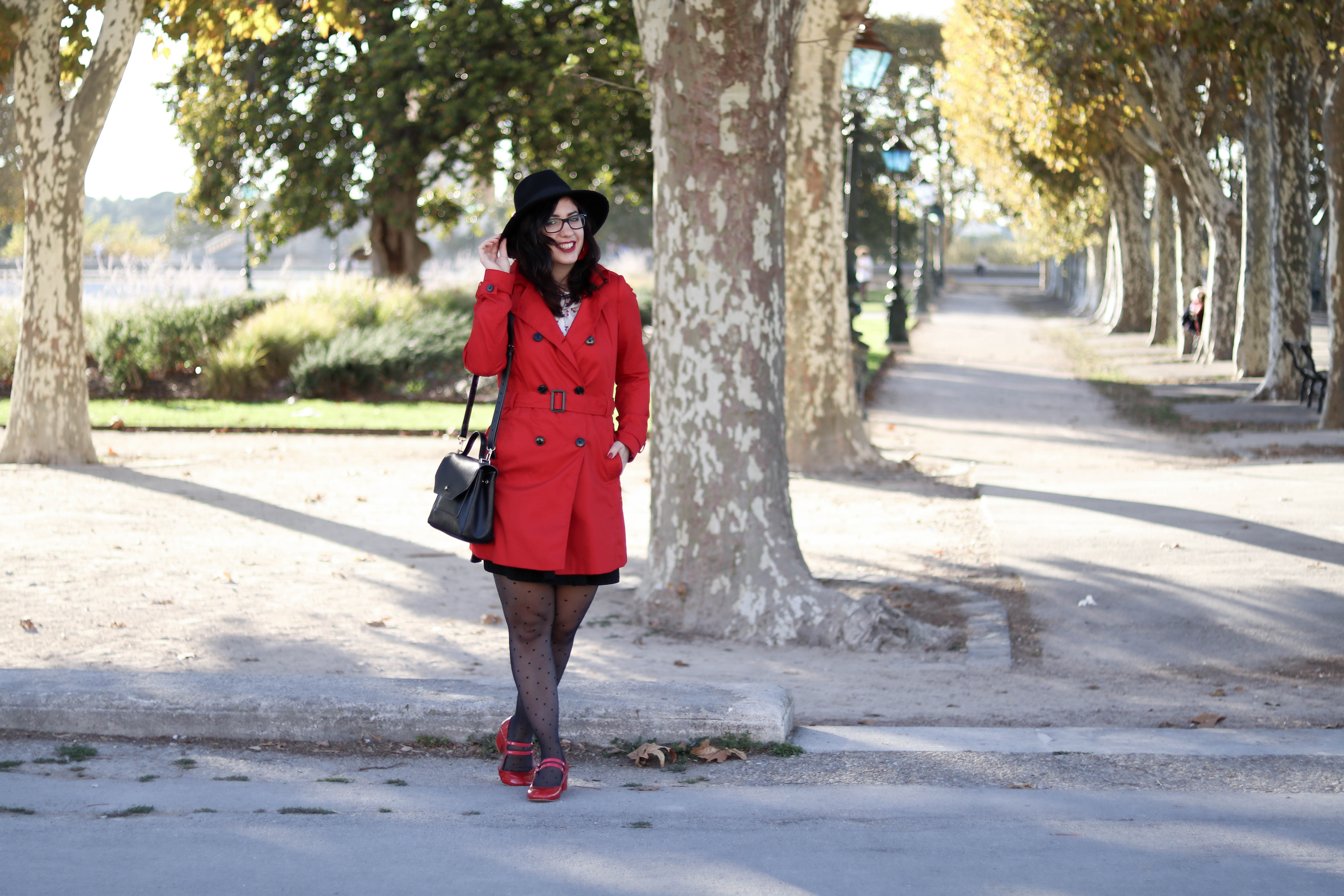 Trench rouge tendance 36 mademoiselle-e