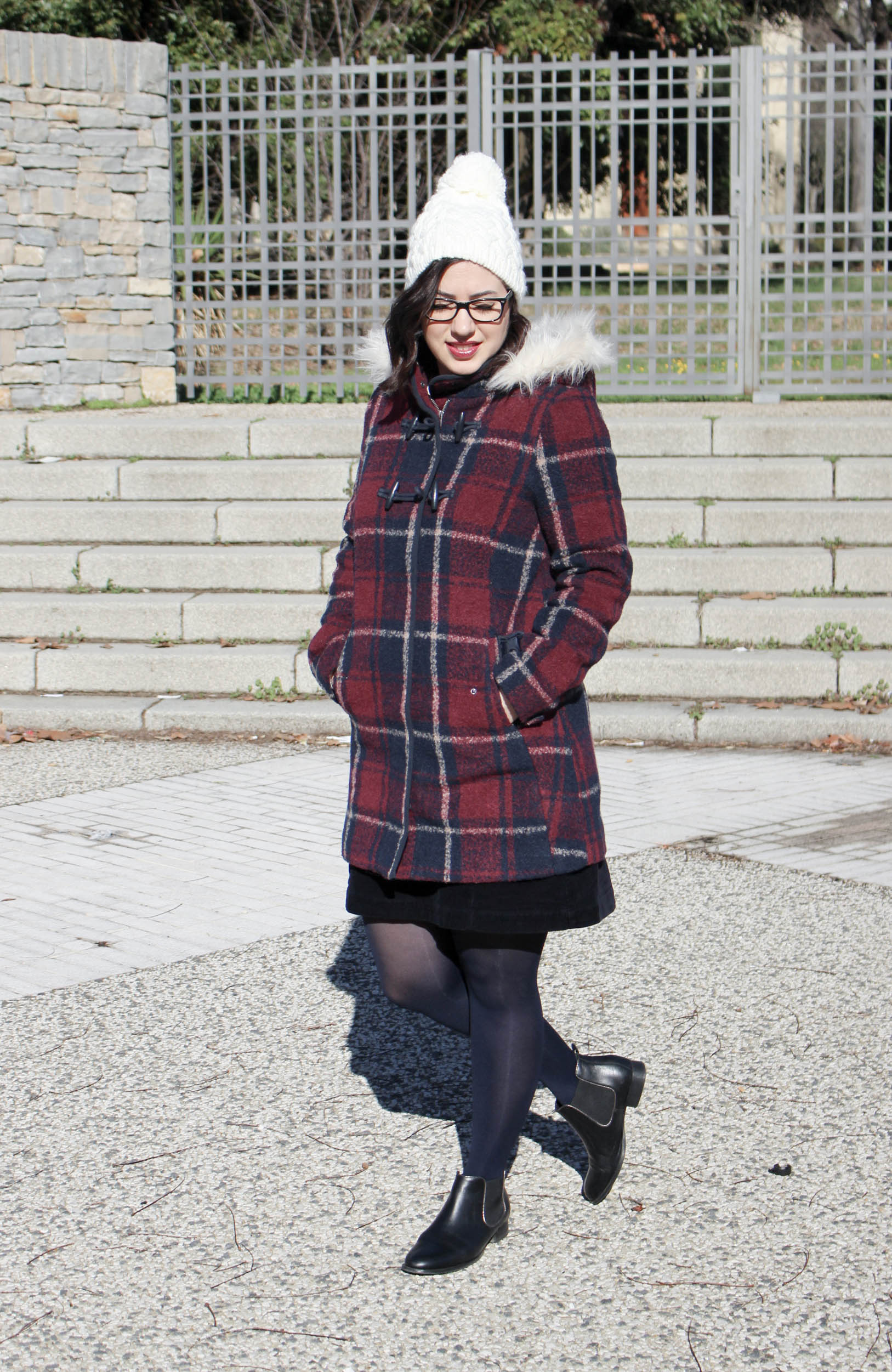 Duffle coat carreaux la redoute 8 mademoiselle e