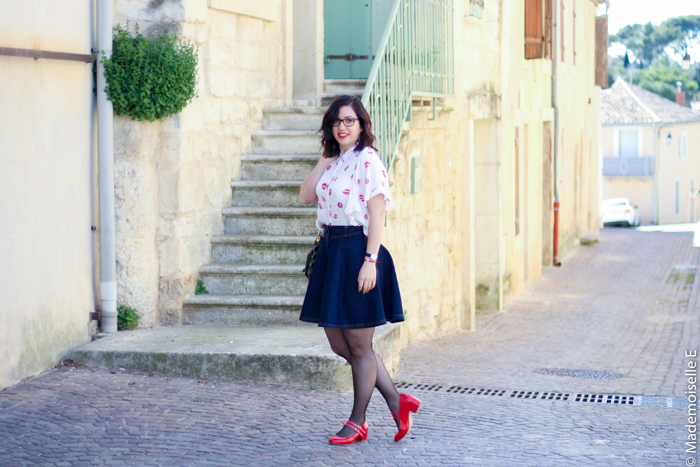 imprimé bisous chemise forever 21 4 mademoiselle-e