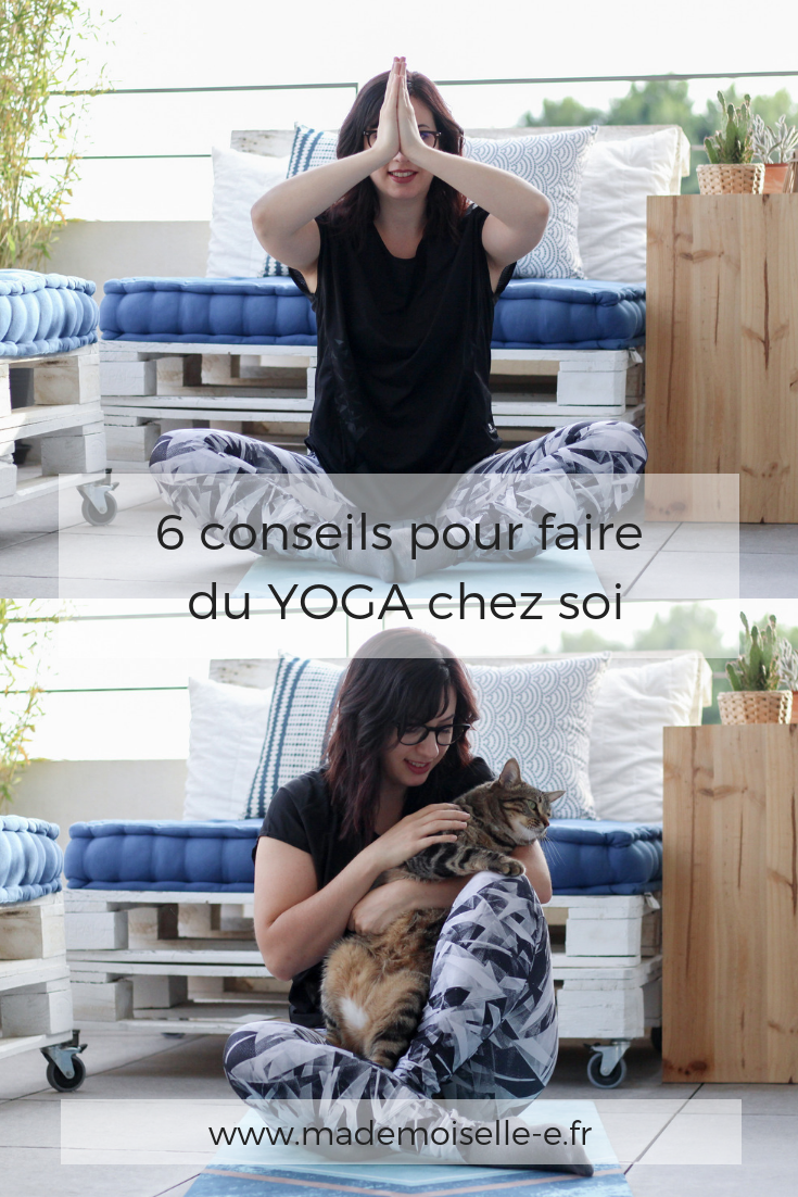 Faire du yoga sport chez soi maison pinterest mademoiselle-e