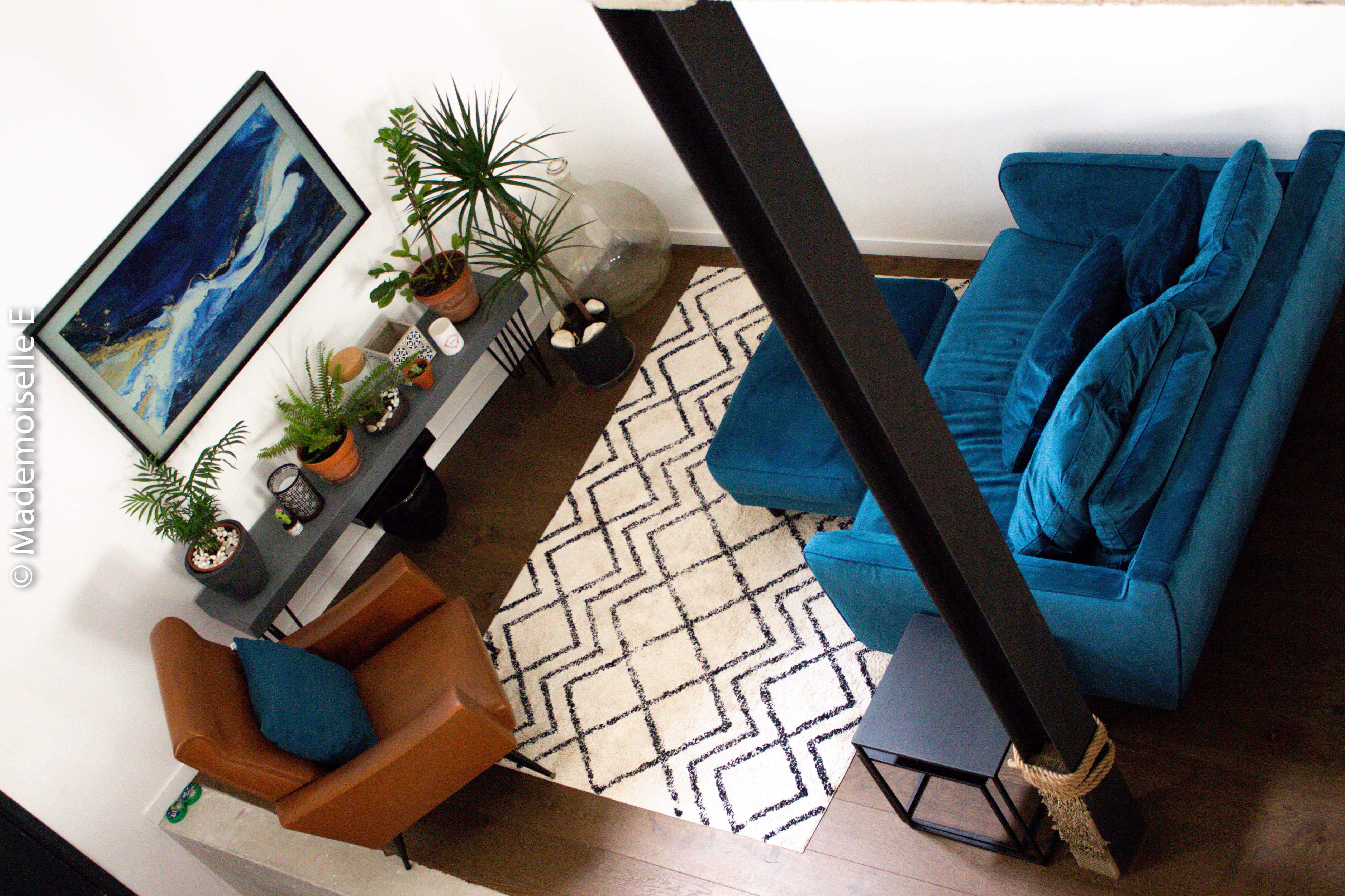 Décoration-loft-inspiration-salon-vintage-2-mademoiselle-e