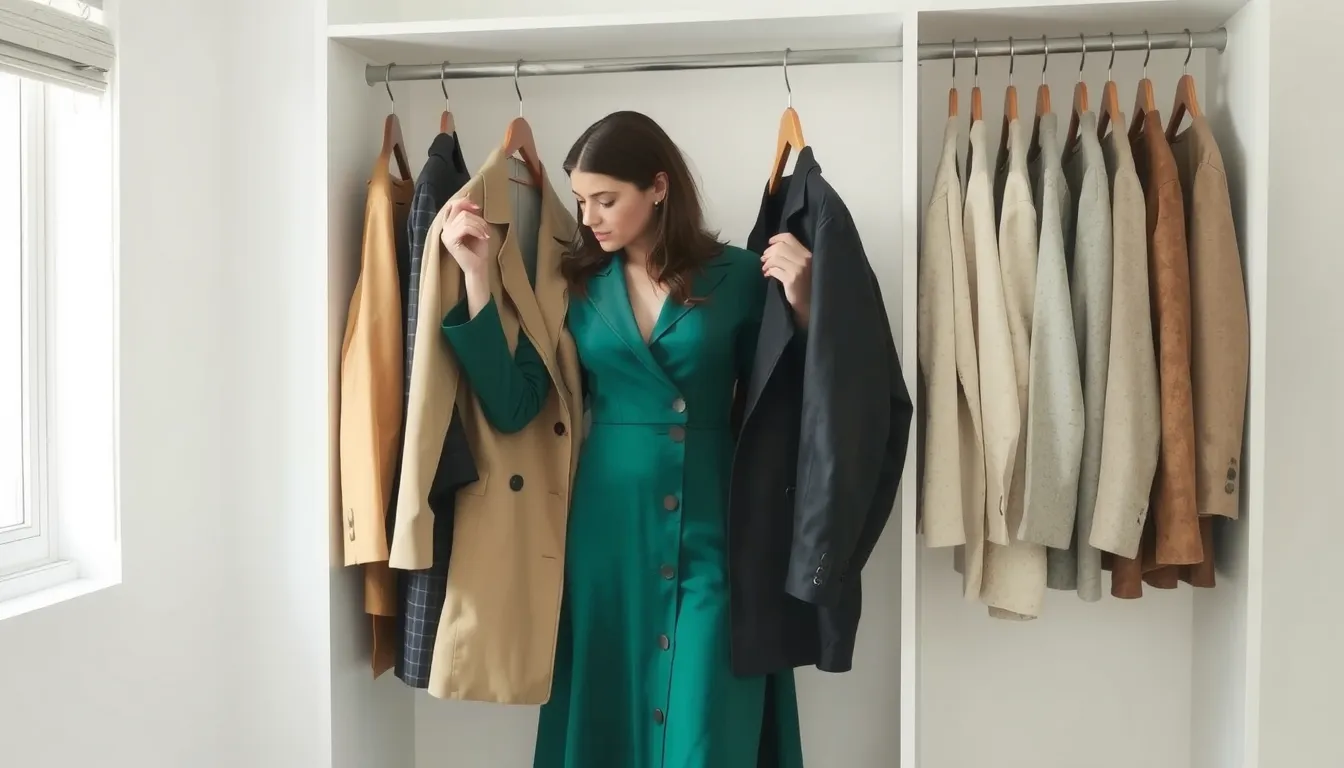 quelle veste porter avec une robe verte