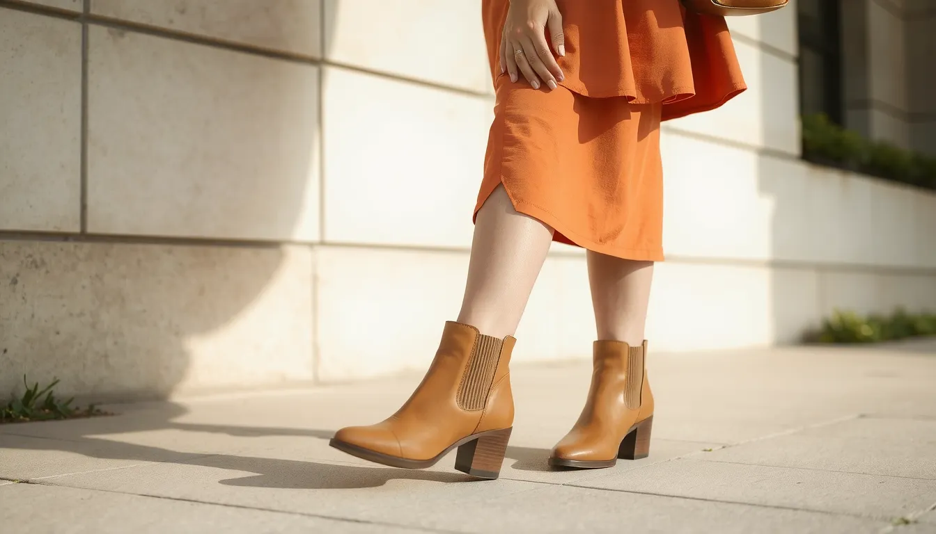 quelles chaussures avec robe orange