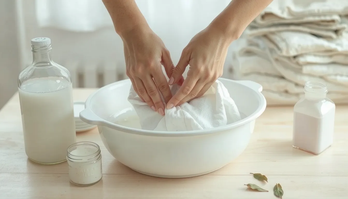 linge déteint astuce grand mere