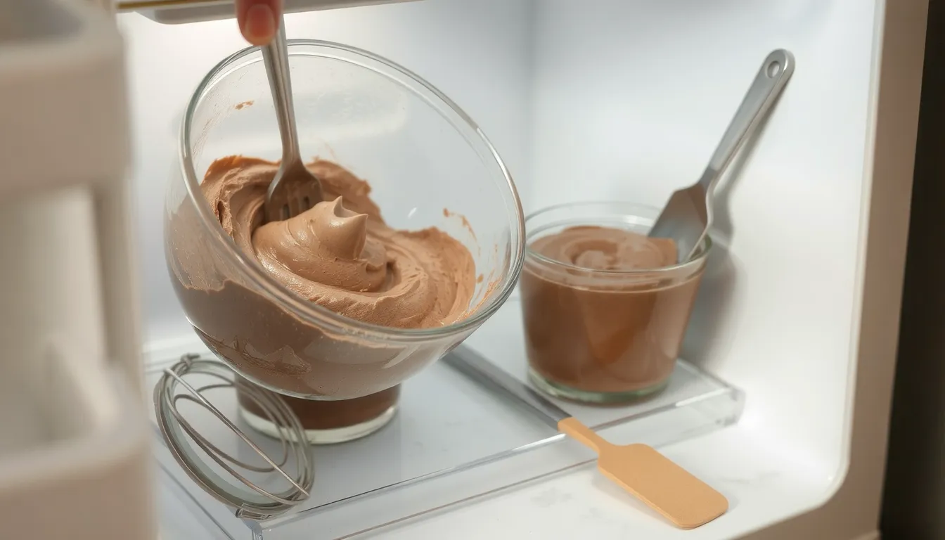mousse au chocolat prise rapide congélateur